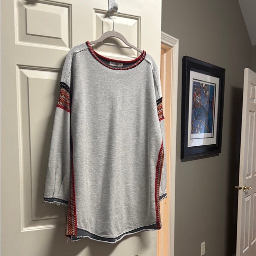 NATURAL LIFE Gray Mini Dress